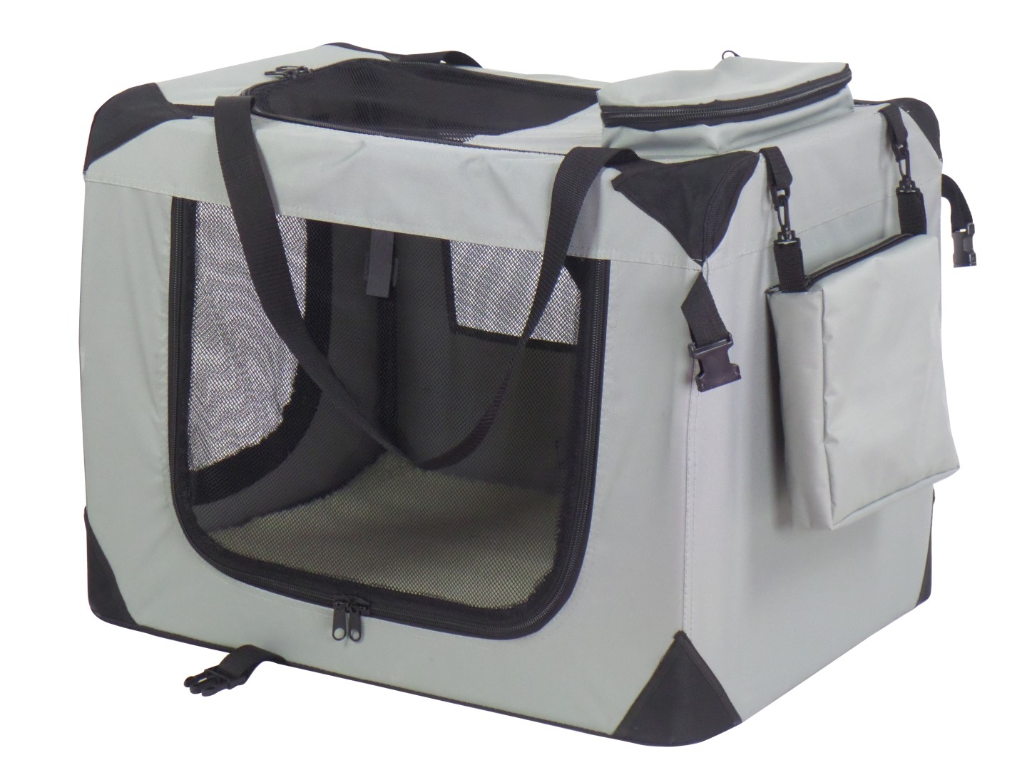 Nylon Travel Crate Grey