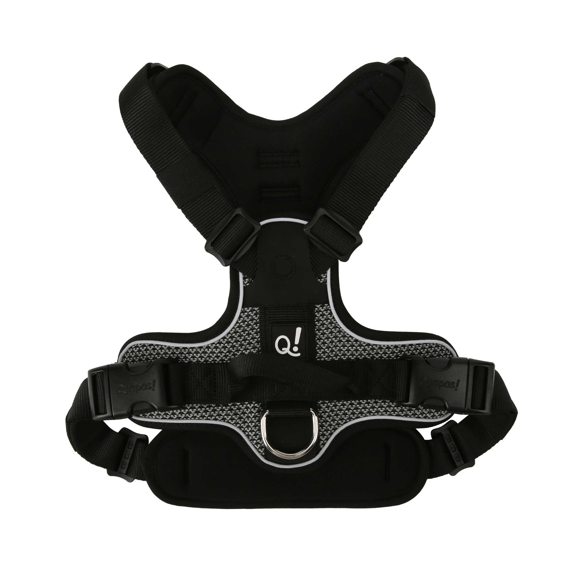 QUAPAS! Ultra Harnas Zwart Reflecterend