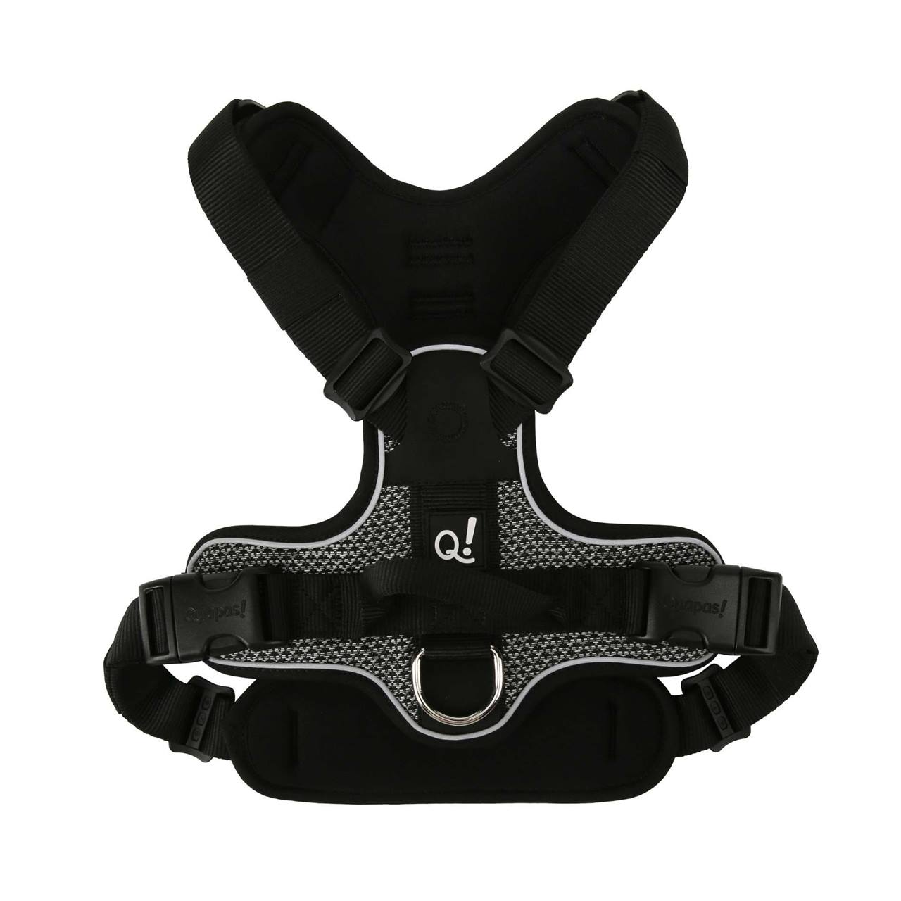 QUAPAS! Ultra Harnas Zwart Reflecterend