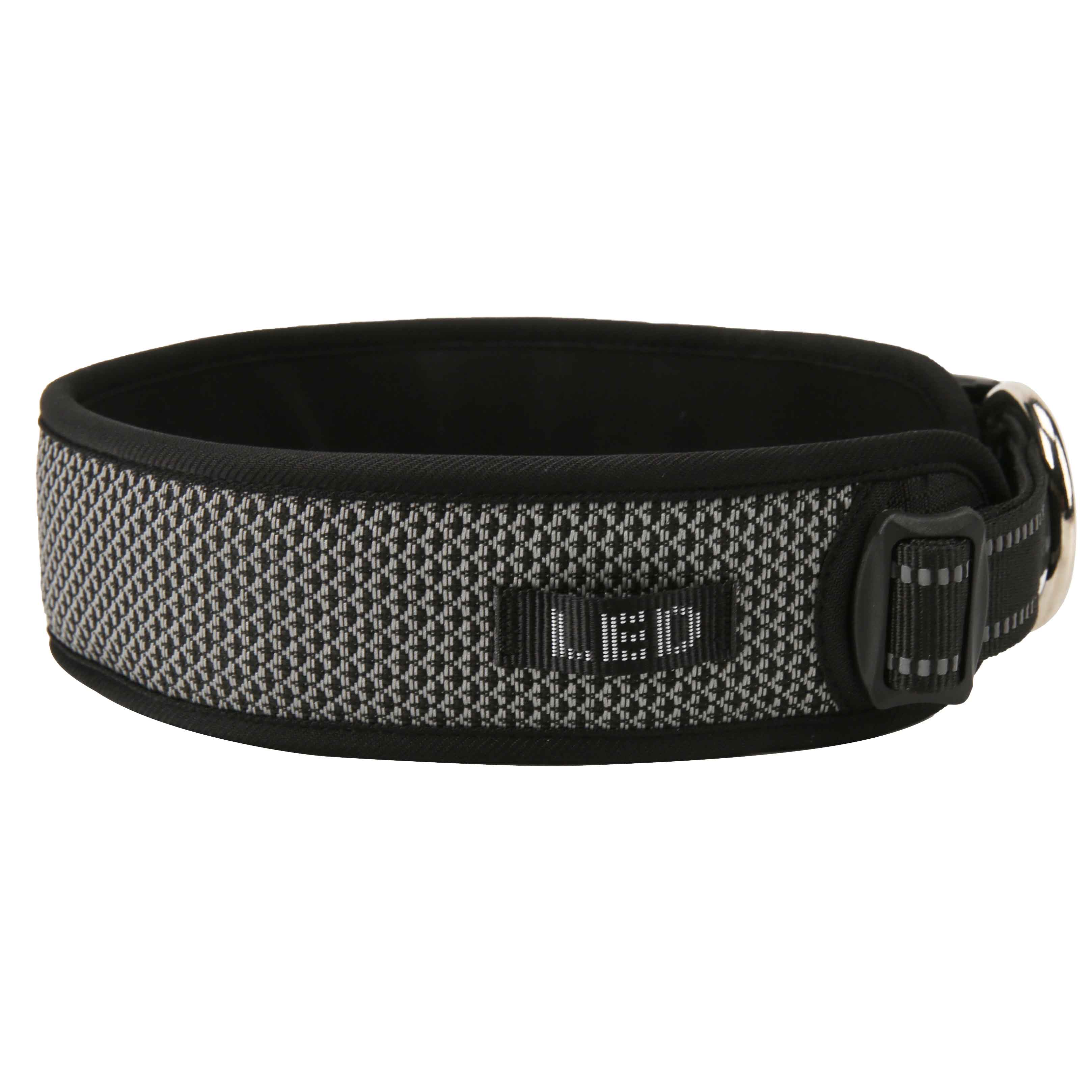 QUAPAS! Ultra Comfort Halsband Zwart Reflectief