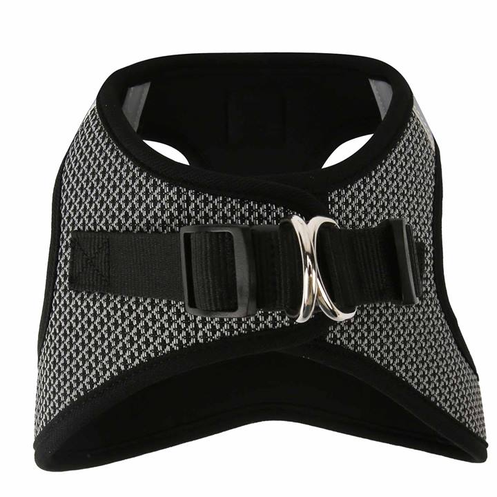 QUAPAS! Soft Harness Black Reflective