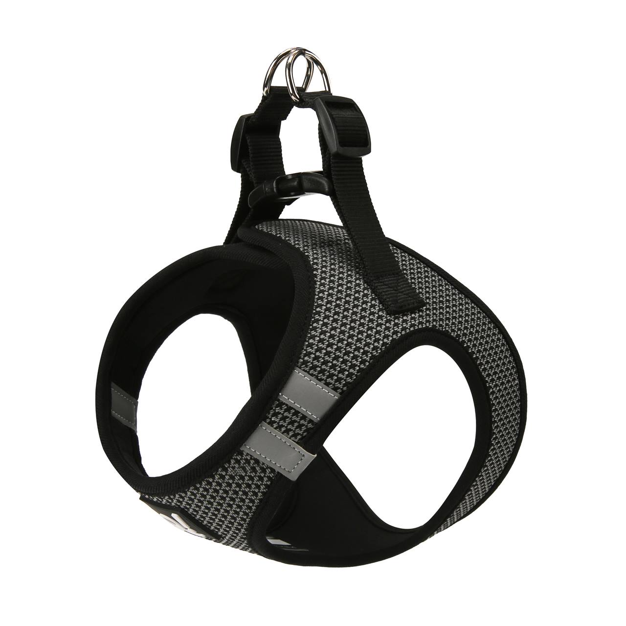 QUAPAS! Soft Harnas Zwart Reflecterend