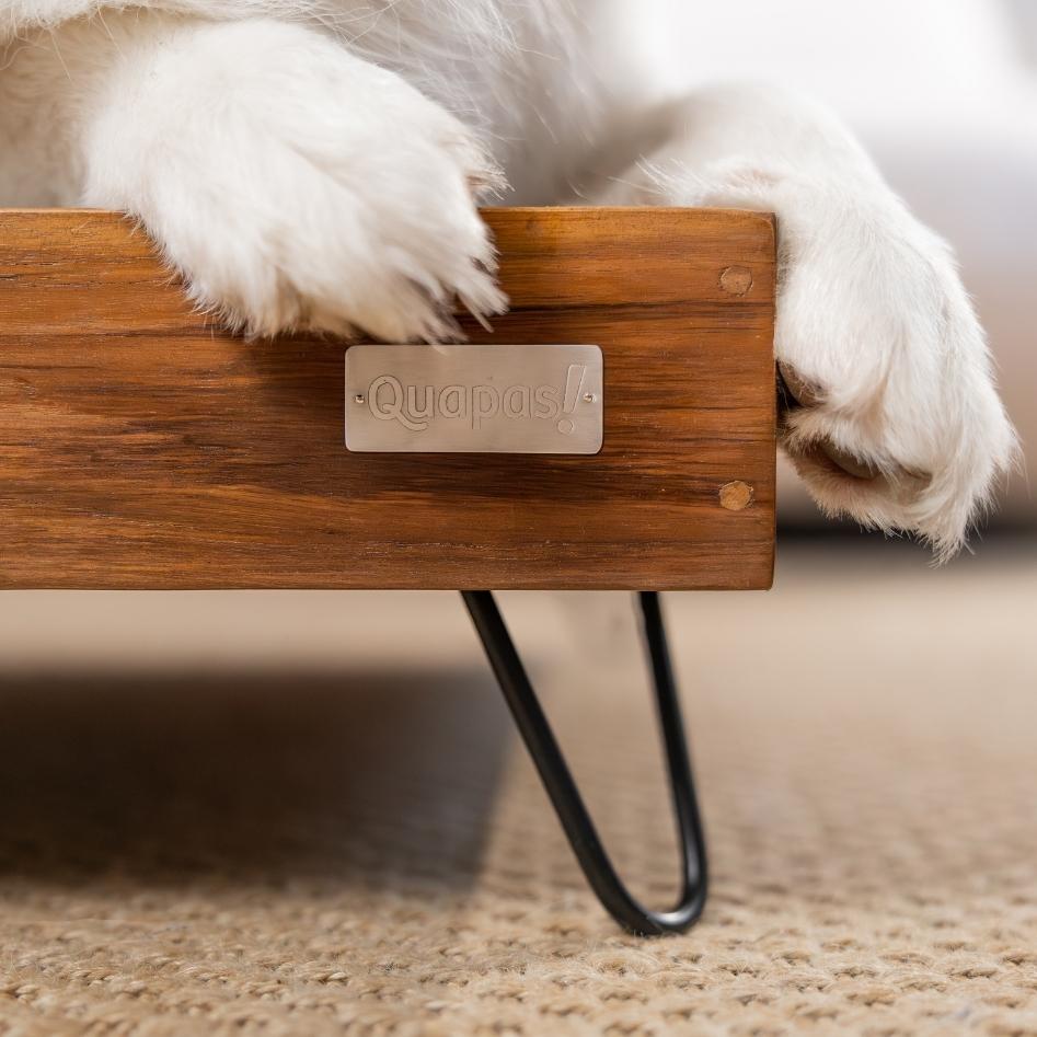 QUAPAS! Premium Teakhouten Hondenbed
