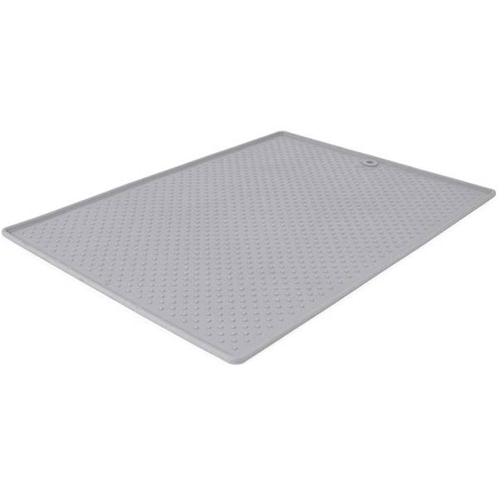 Voerbak Grippmat, L, Lichtgrijs
