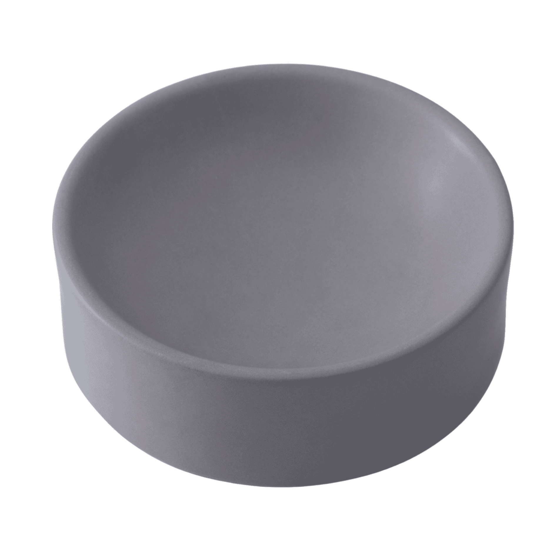 Quapas! Ceramic Food & Water Bowl Light Grey