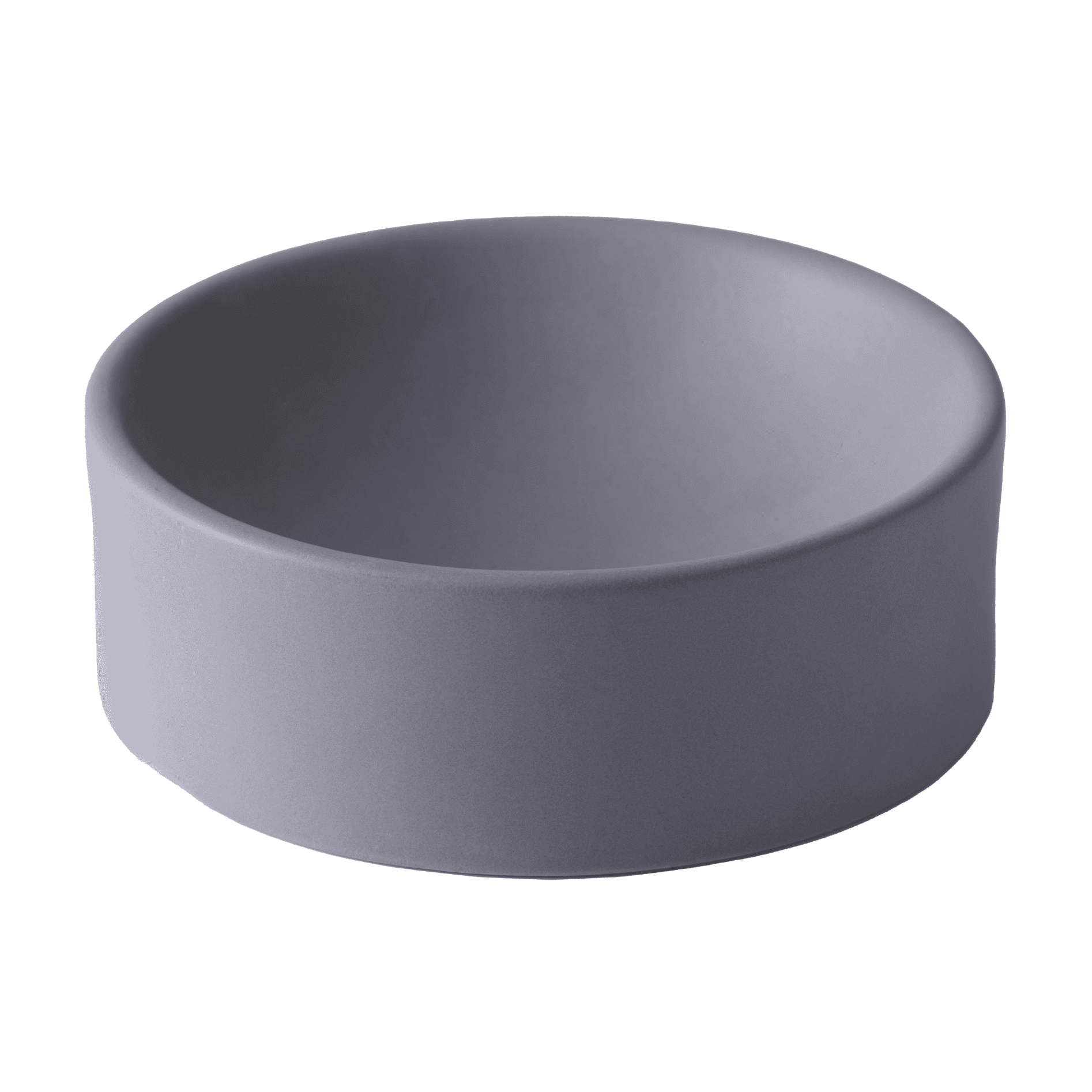 Quapas! Ceramic Food & Water Bowl Light Grey