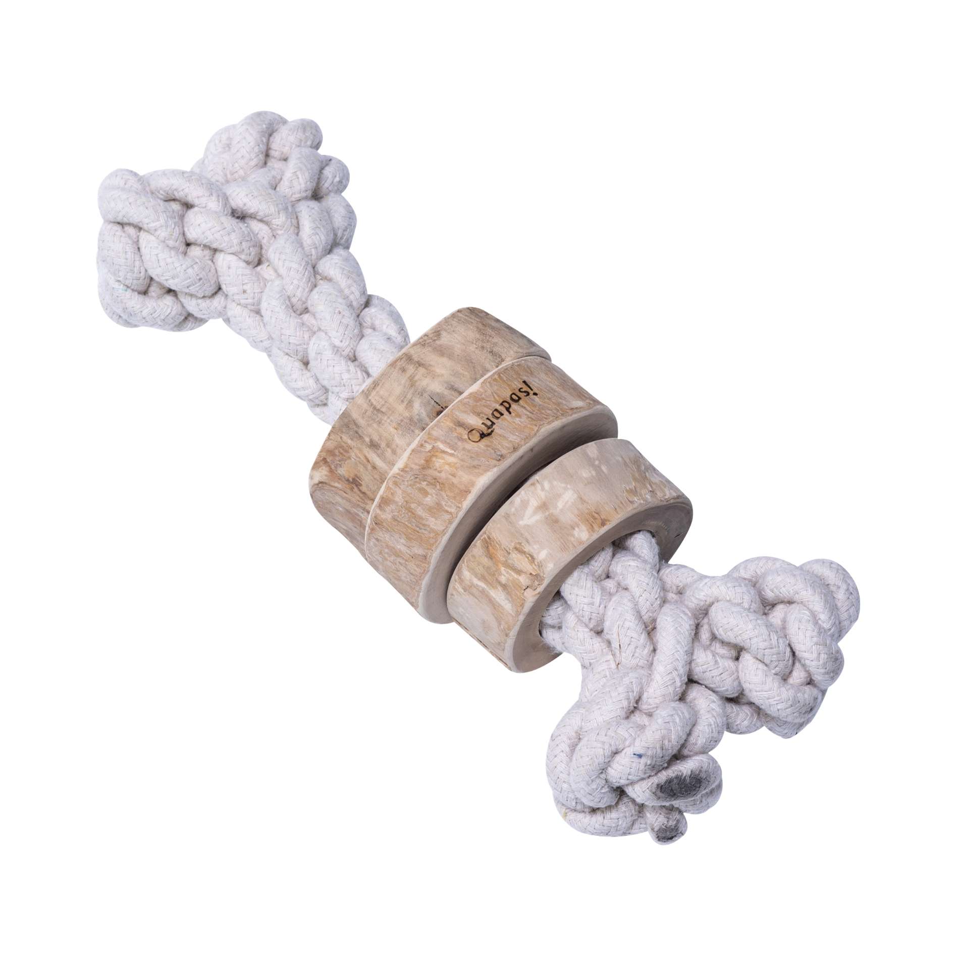 Quapas! Dog Toy Coffeewood Bone