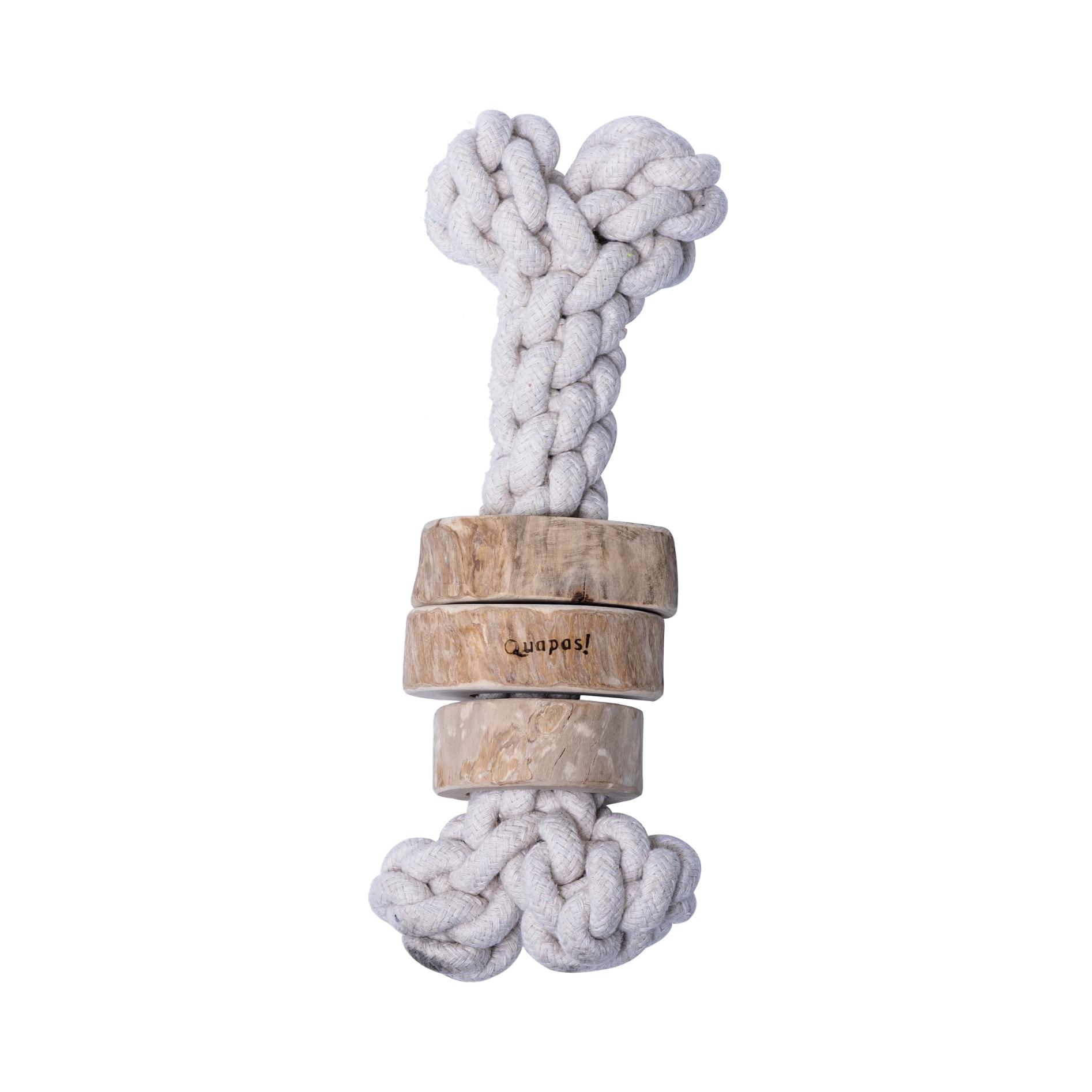 Quapas! Dog Toy Coffeewood Bone