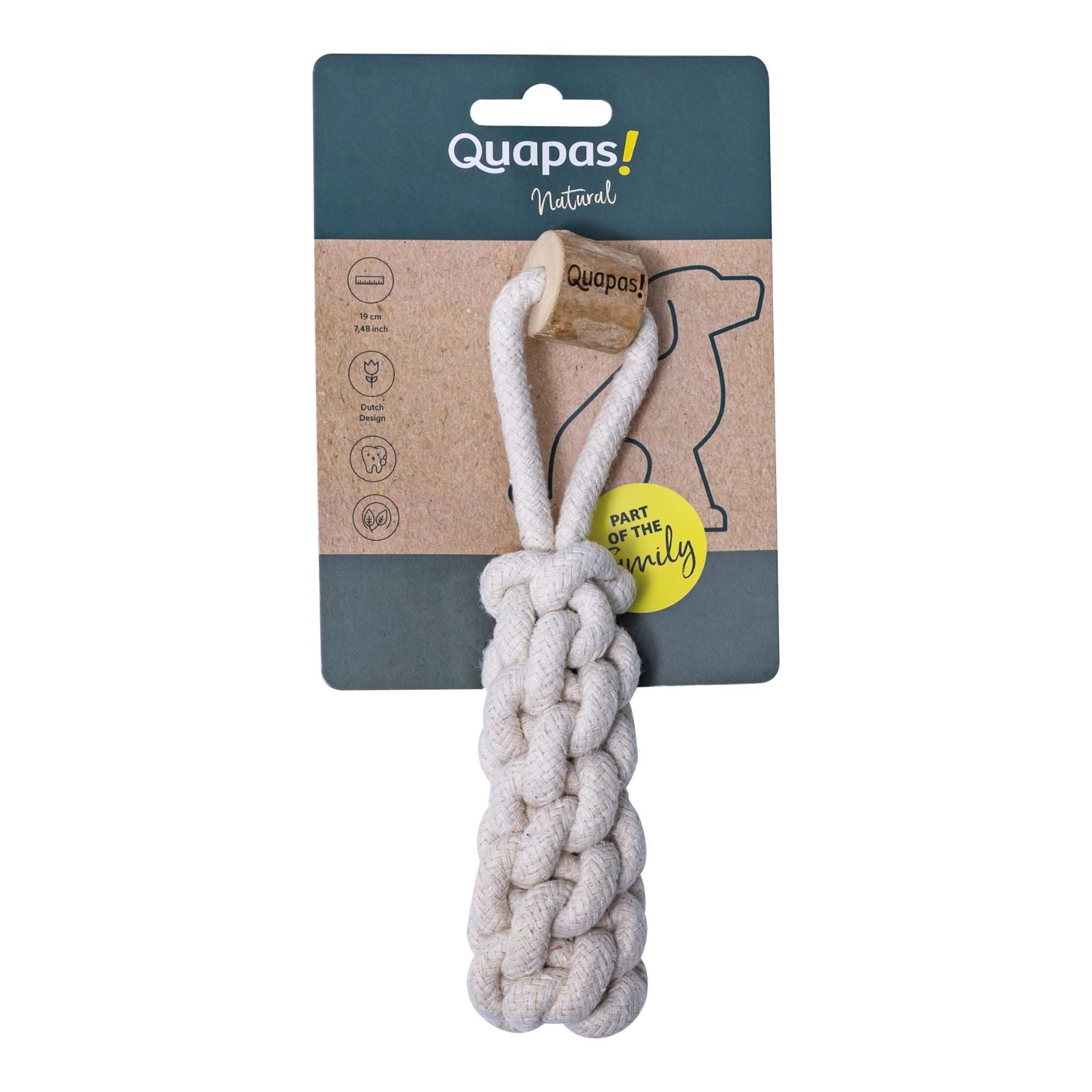 Quapas! Dog Toy Coffeewood Dummy