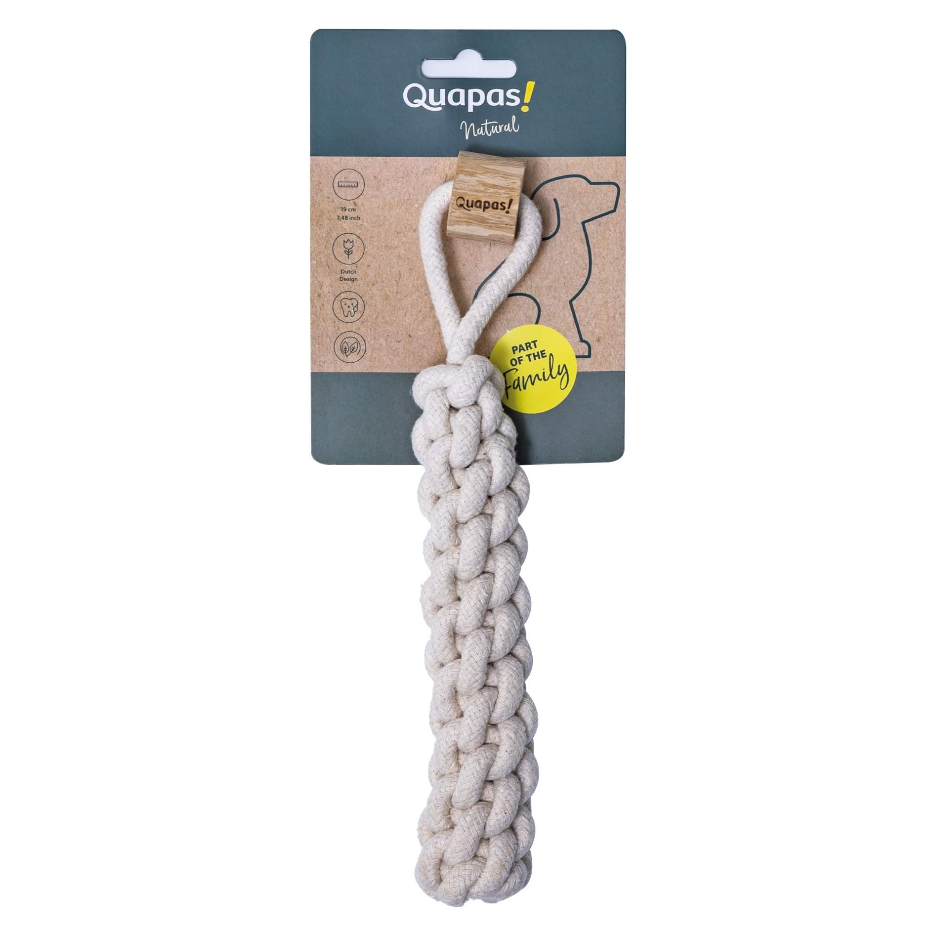 Quapas! Dog Toy Coffeewood Dummy