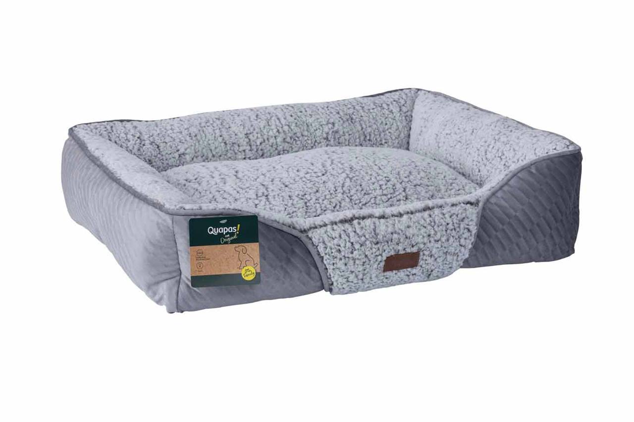 Quapas! Selbstwärmendes Bett Grau 61x48x18cm