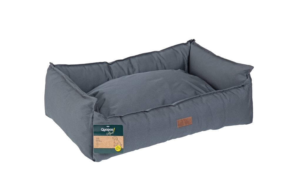 Quapas! Durable water proof bed 65x45cm grey