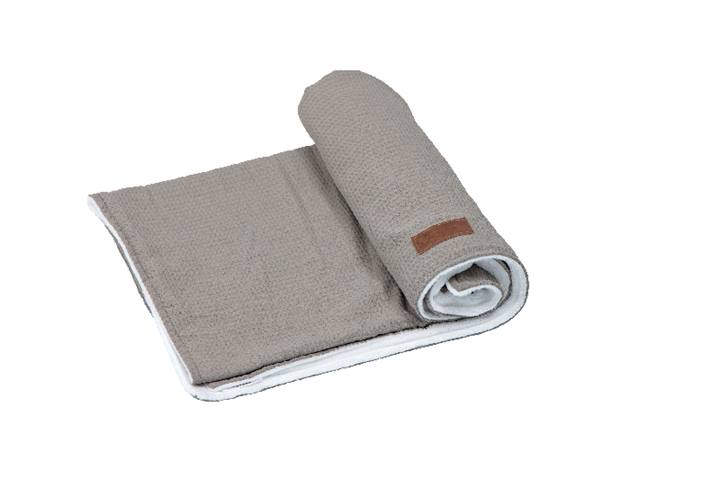 Quapas! Blanket Waffle Filled Grey 140x100cm
