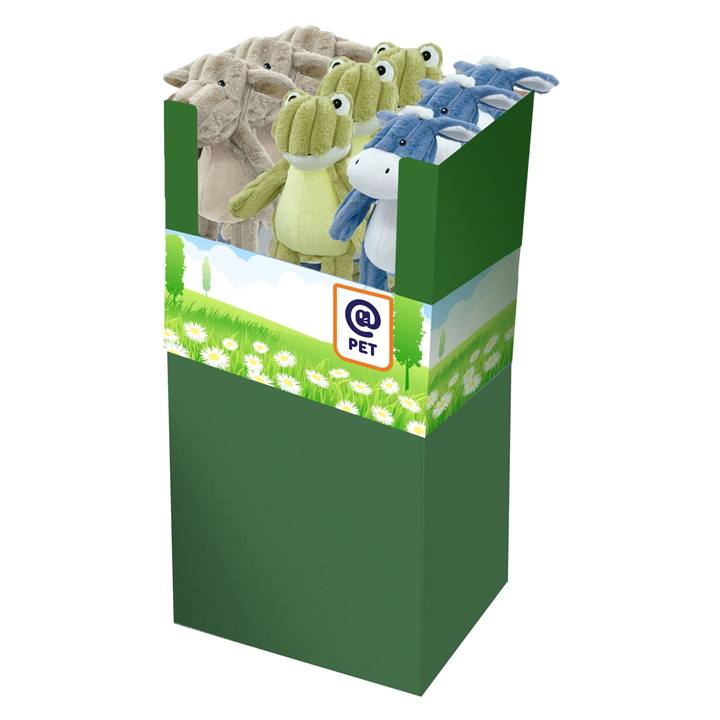 XL Dog Plush Display – 18 Pieces