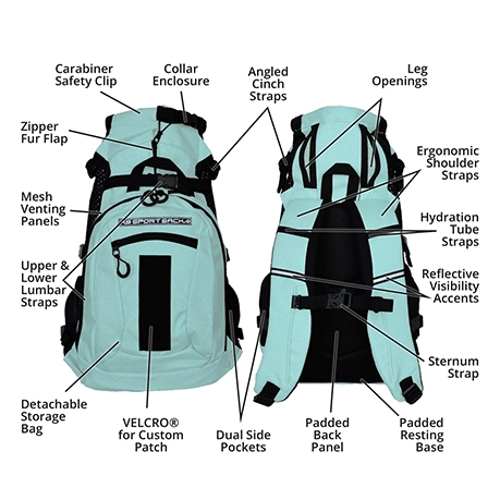 K9 Sport Sack® PLUS 2 Summer Mint