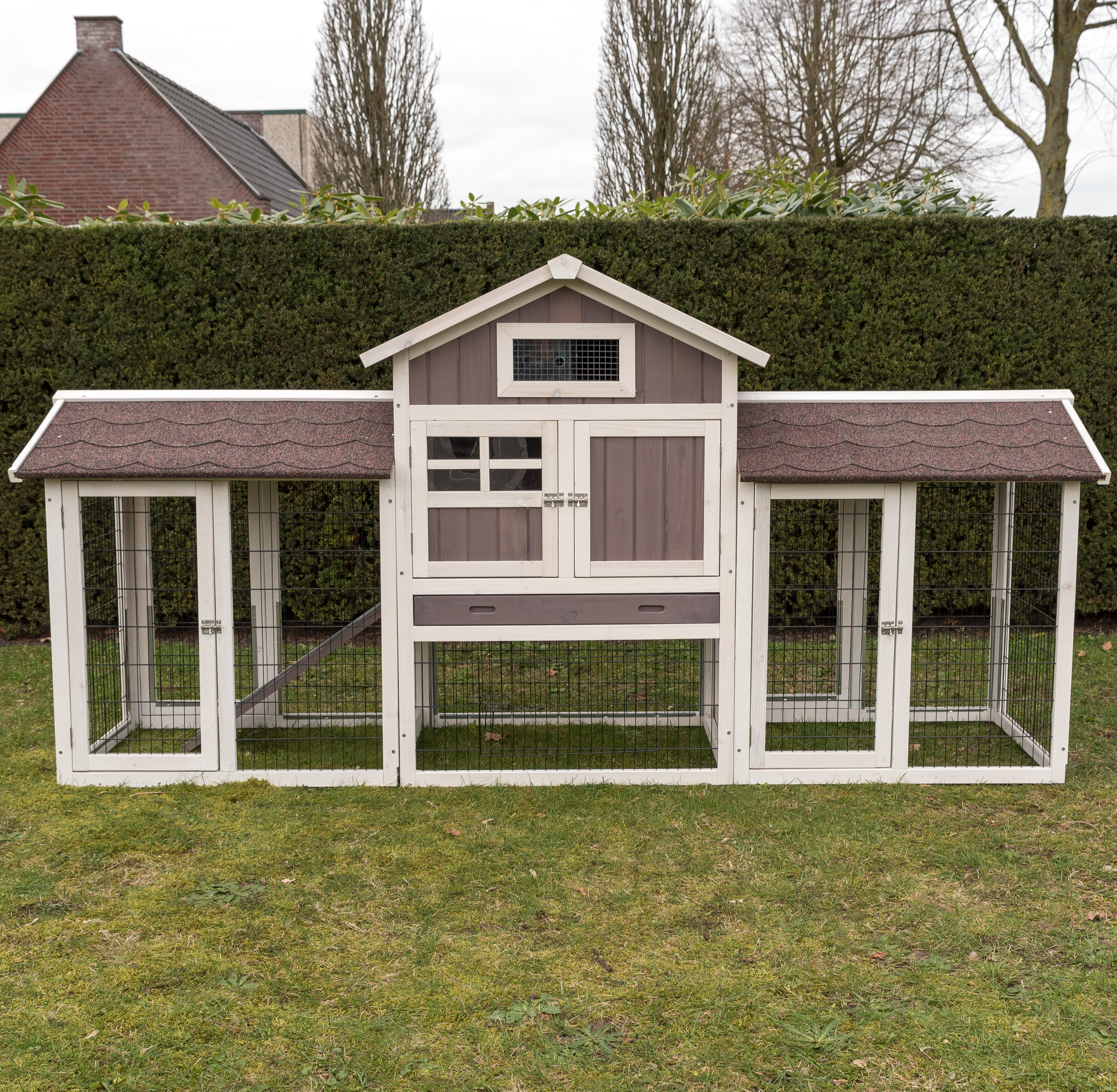 Rabbit Hutch Amalie with Double Run