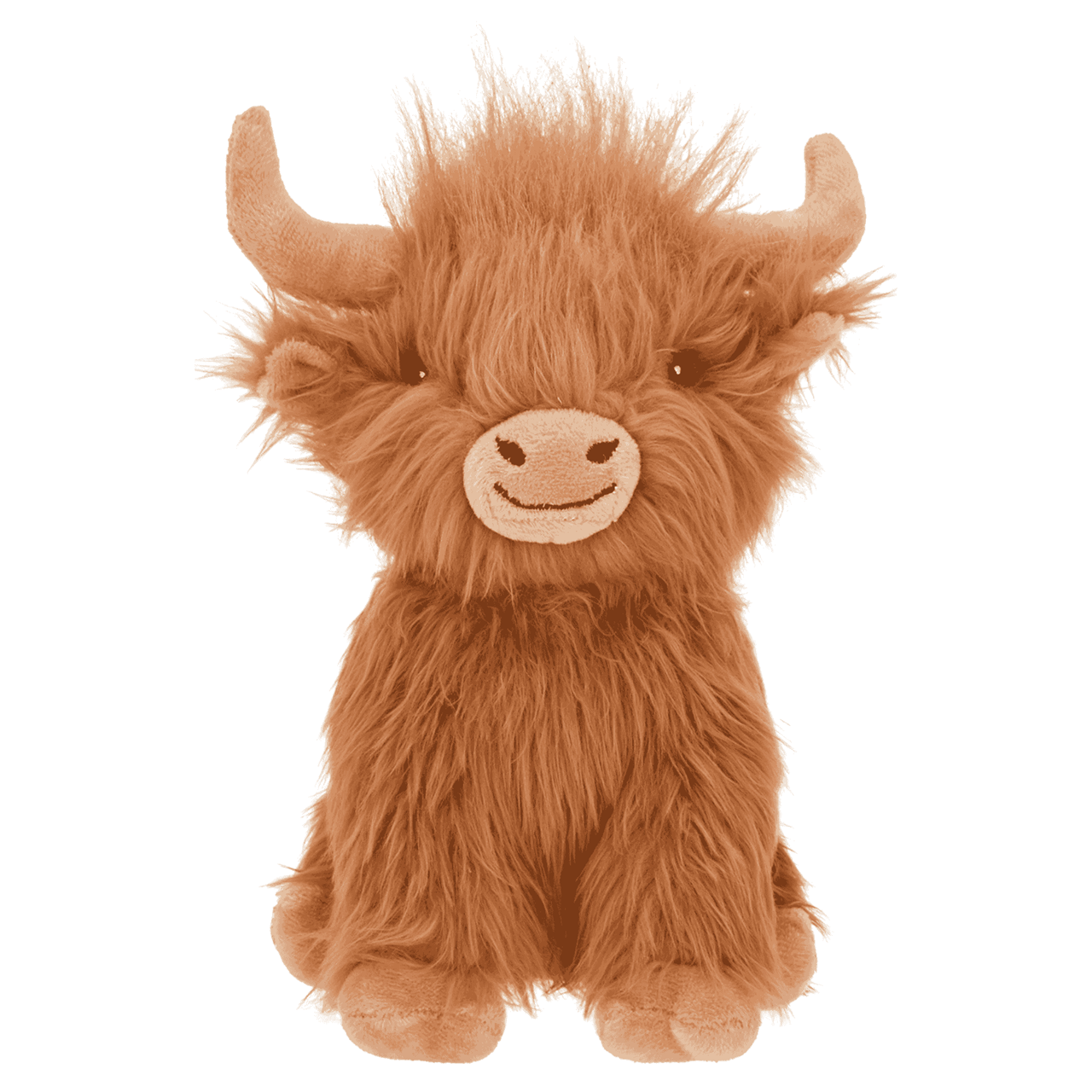 Multipet Dog Cuddly Toy Highland Cow Brown