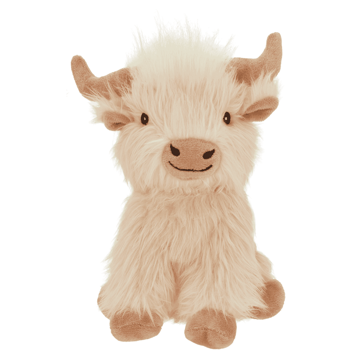 Multipet Dog Cuddly Toy Highland Cow Beige