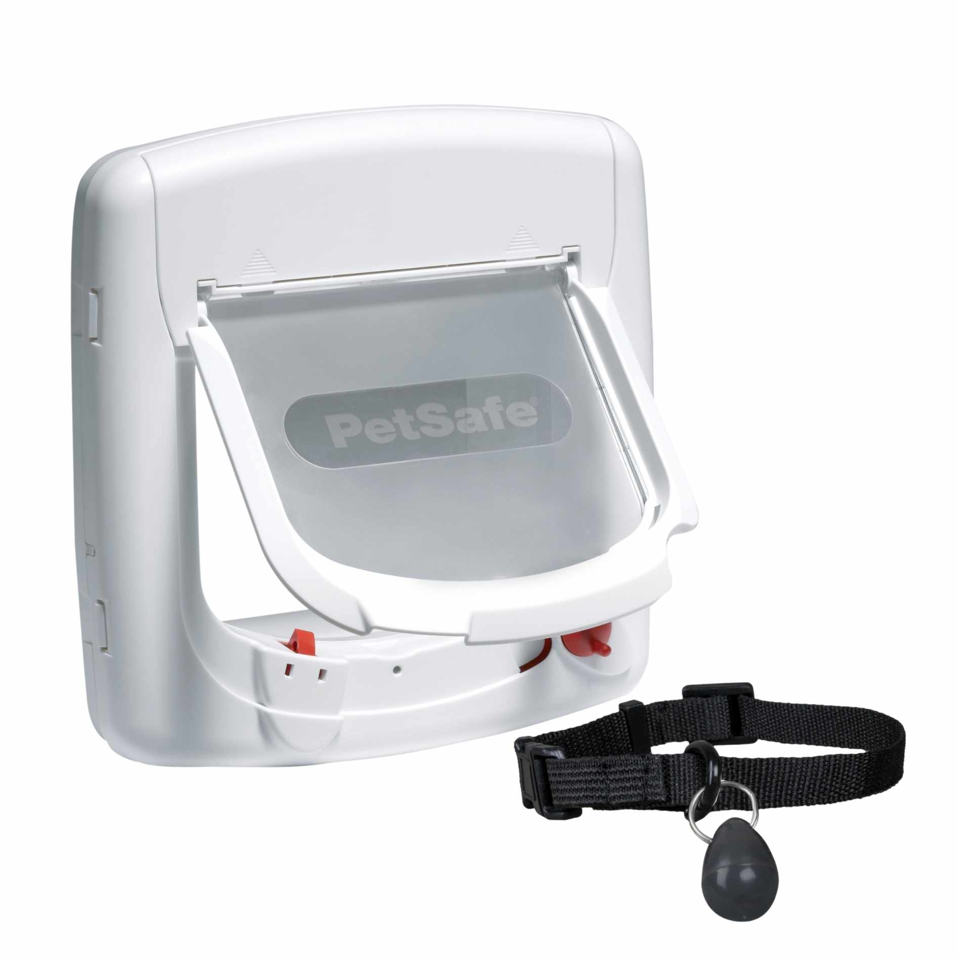 PetSafe® Staywell® Magnetic 4-Way Locking Deluxe Cat Flap, White