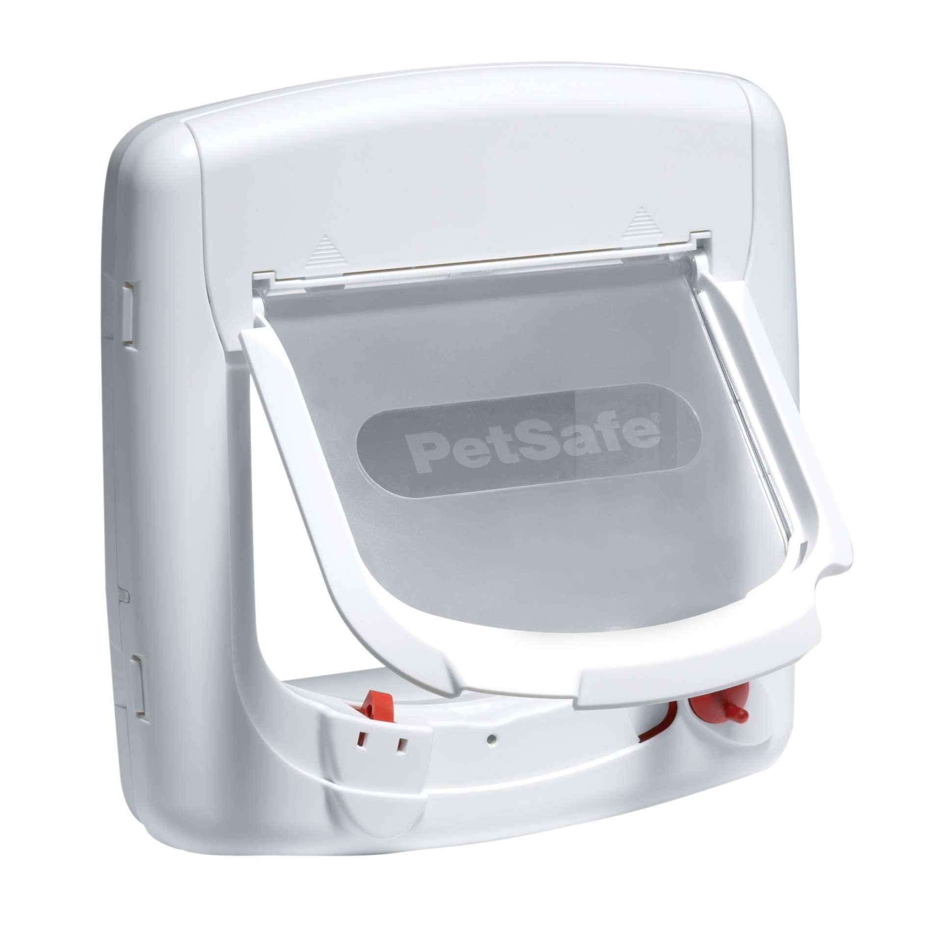PetSafe® Staywell® Magnetic 4-Way Locking Deluxe Cat Flap, White
