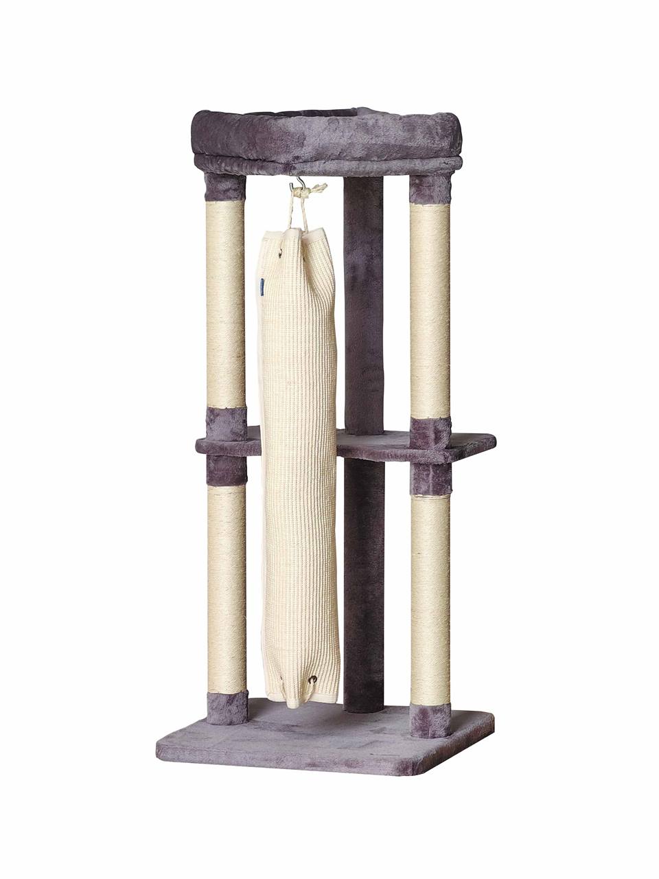 Quapas! Cat scratcher 60*60*136 climbing bag on pole grey