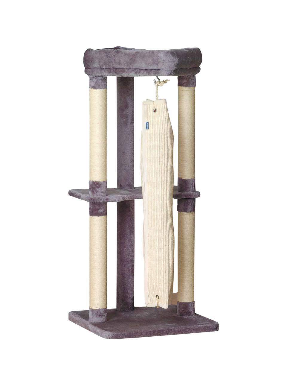 Quapas! Cat scratcher 60*60*136 climbing bag on pole grey