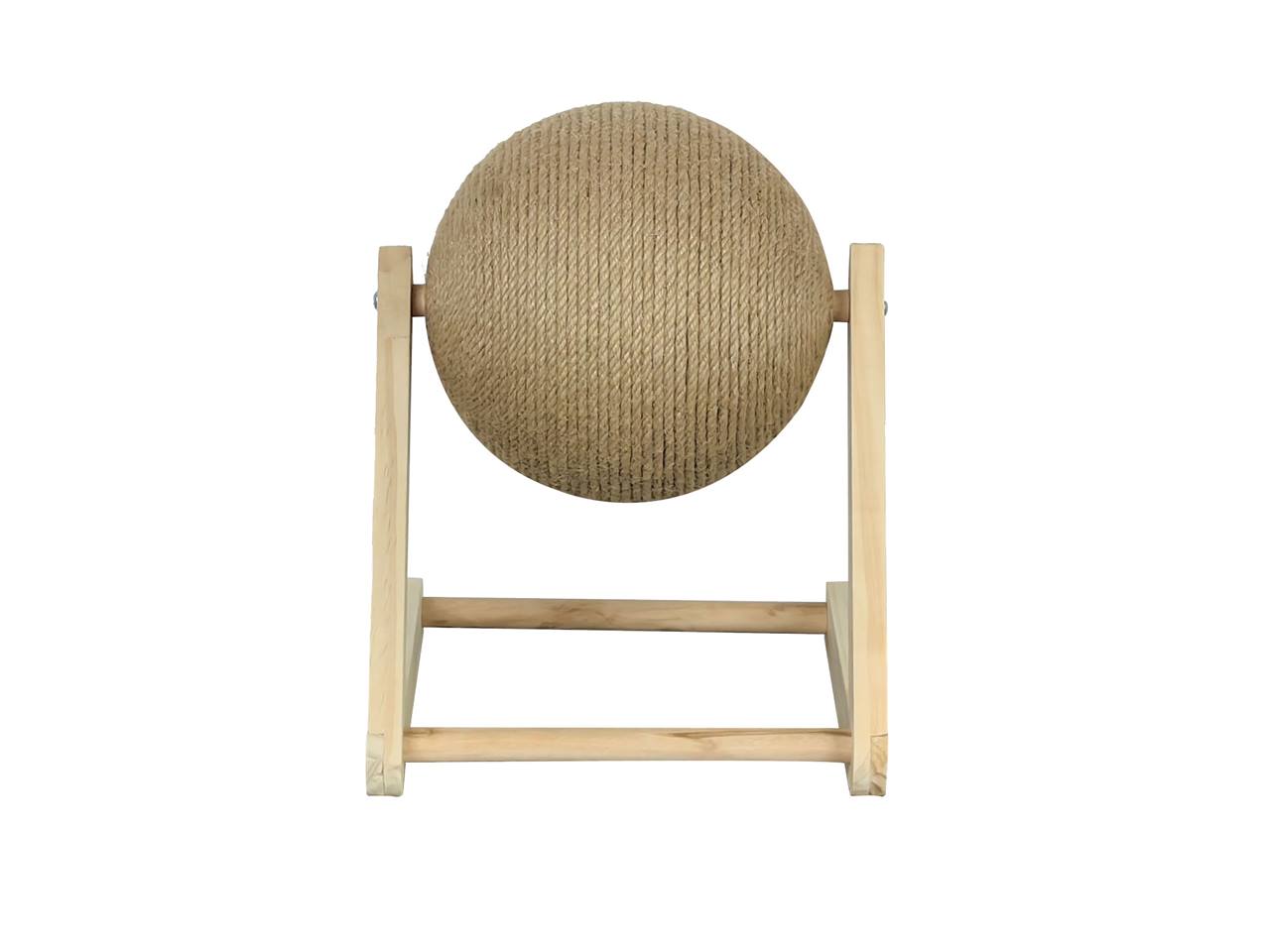 Quapas ! Chat grattant balle de jute marron