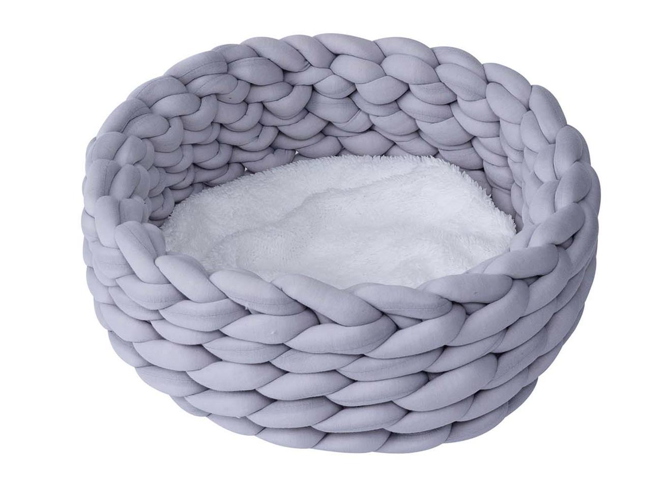 Quapas! Cat bed woven Grey