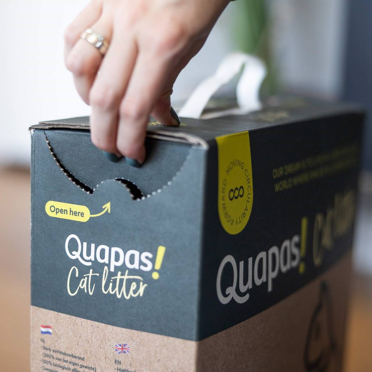 Quapas! Katzenstreu von Looop