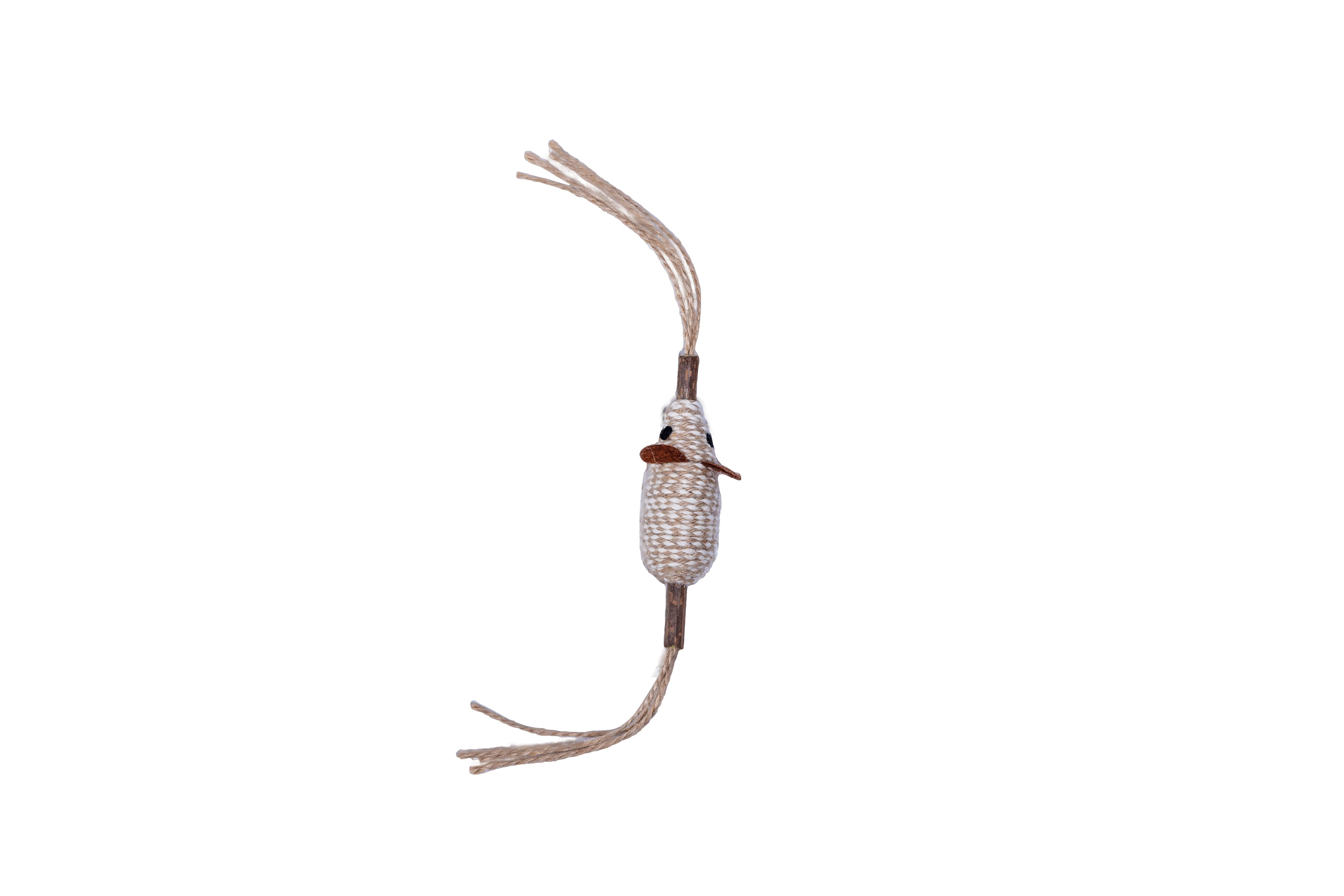 Quapas! Cat toy mouse with feathers
