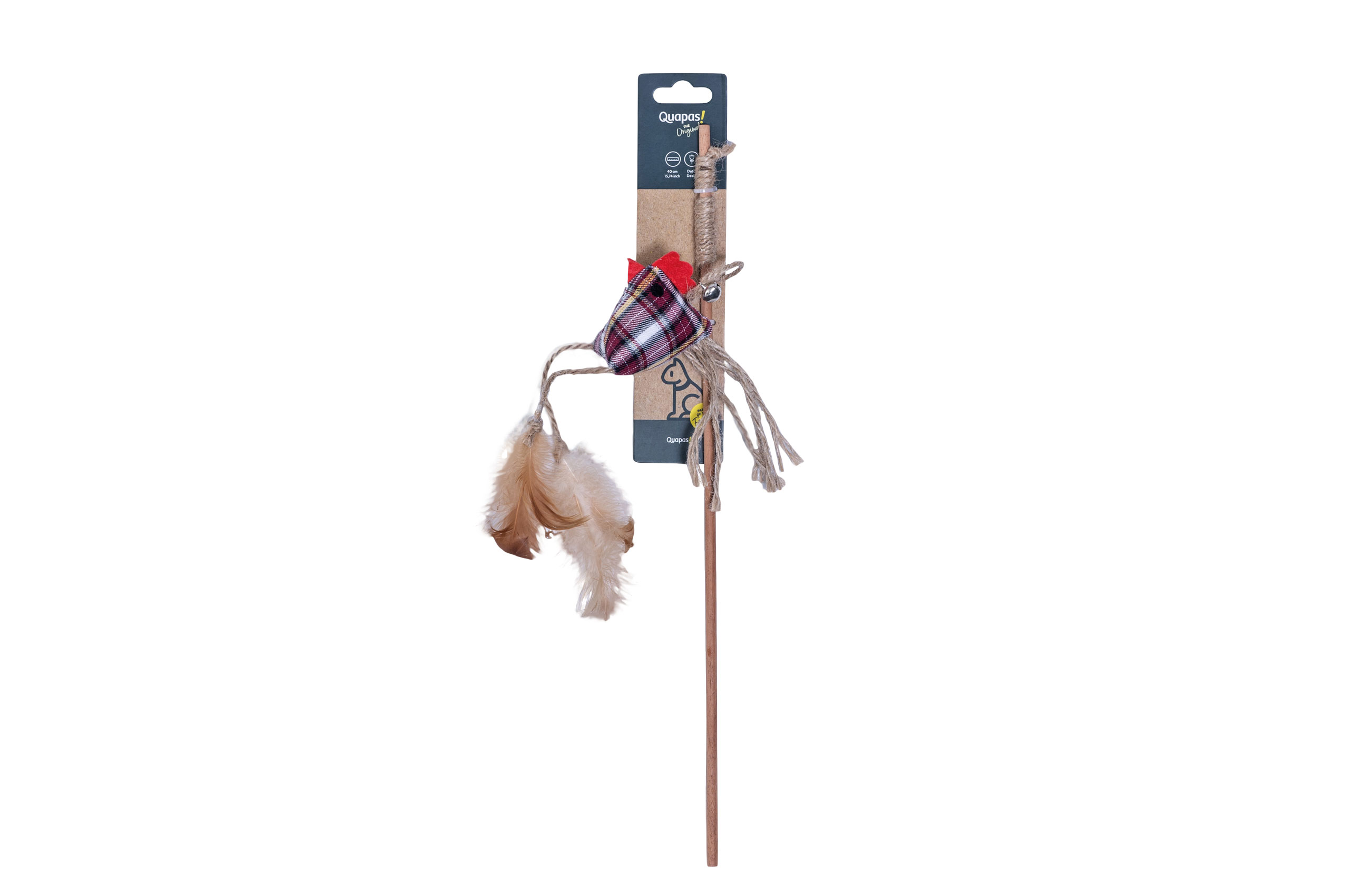 Quapas! Katze Spielzeug Angelrute Huhn