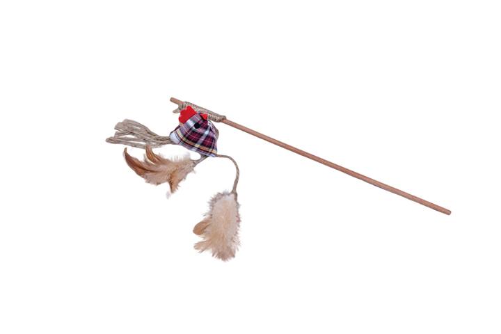 Quapas! Cat toy fishing rod chicken
