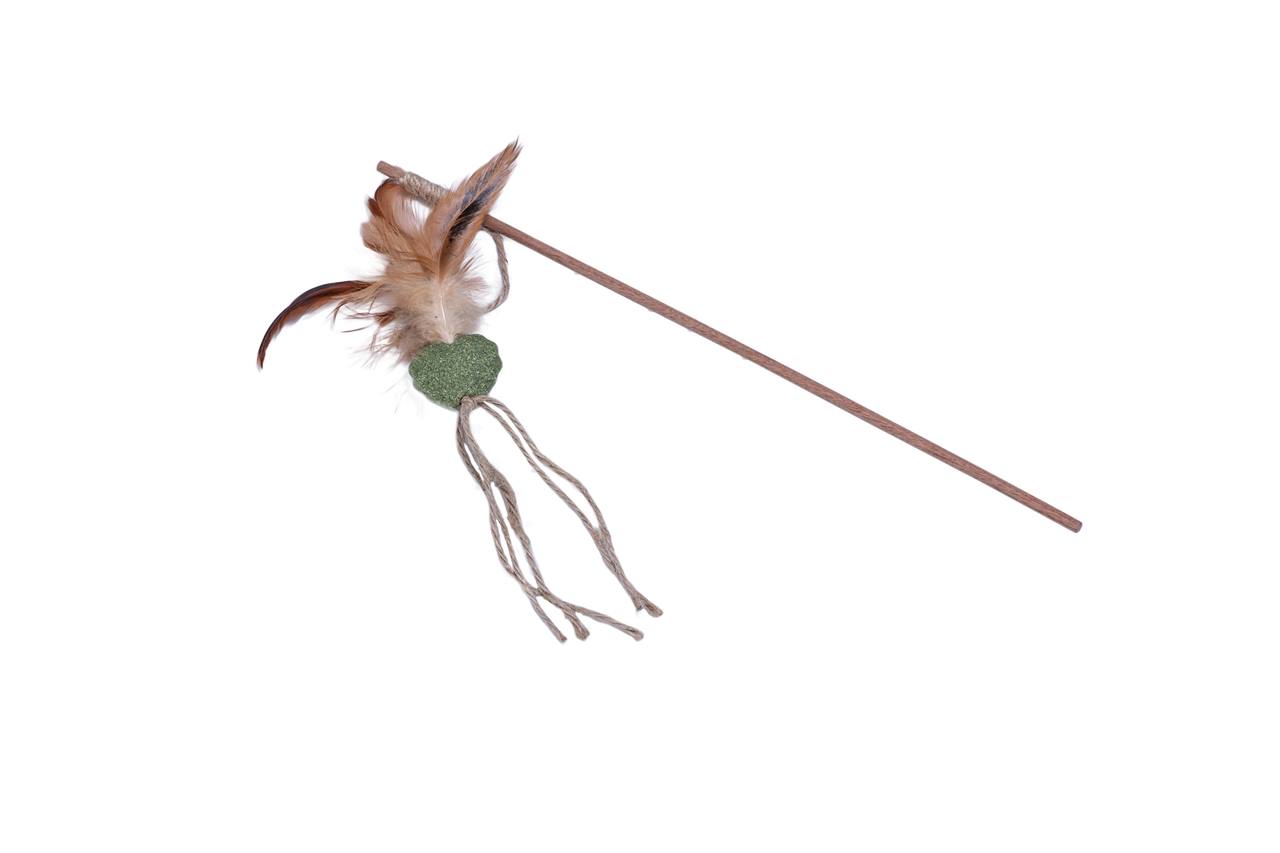 Quapas! Jouet pour chat canne à pêche nature B