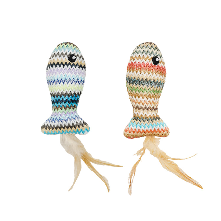 Quapas! Kattenspeeltje Colour Fish 2 stuks