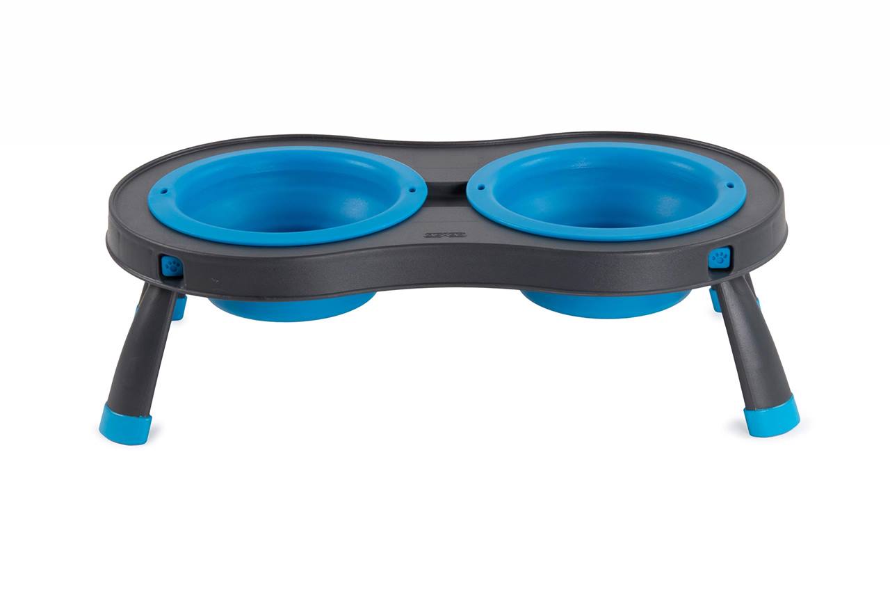 Petware Double verhoogd 2,5 kopje, Blauw