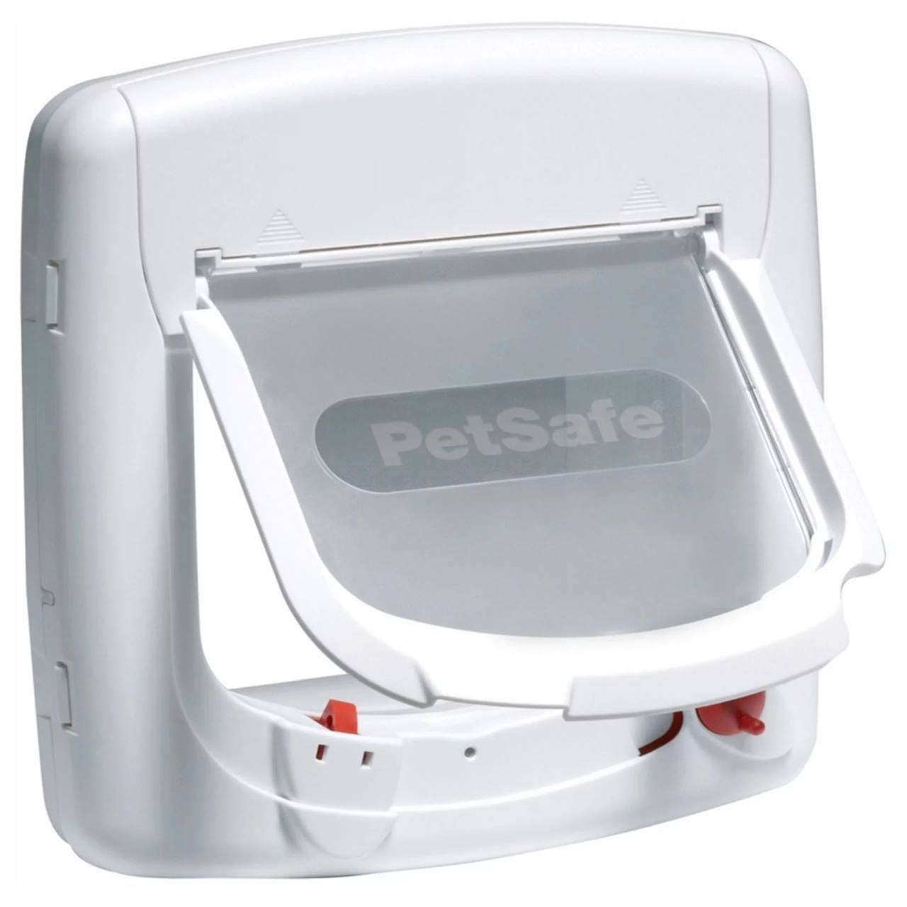 PetSafe® Staywell® Magnetic 4-Way Locking Deluxe Cat Flap, White