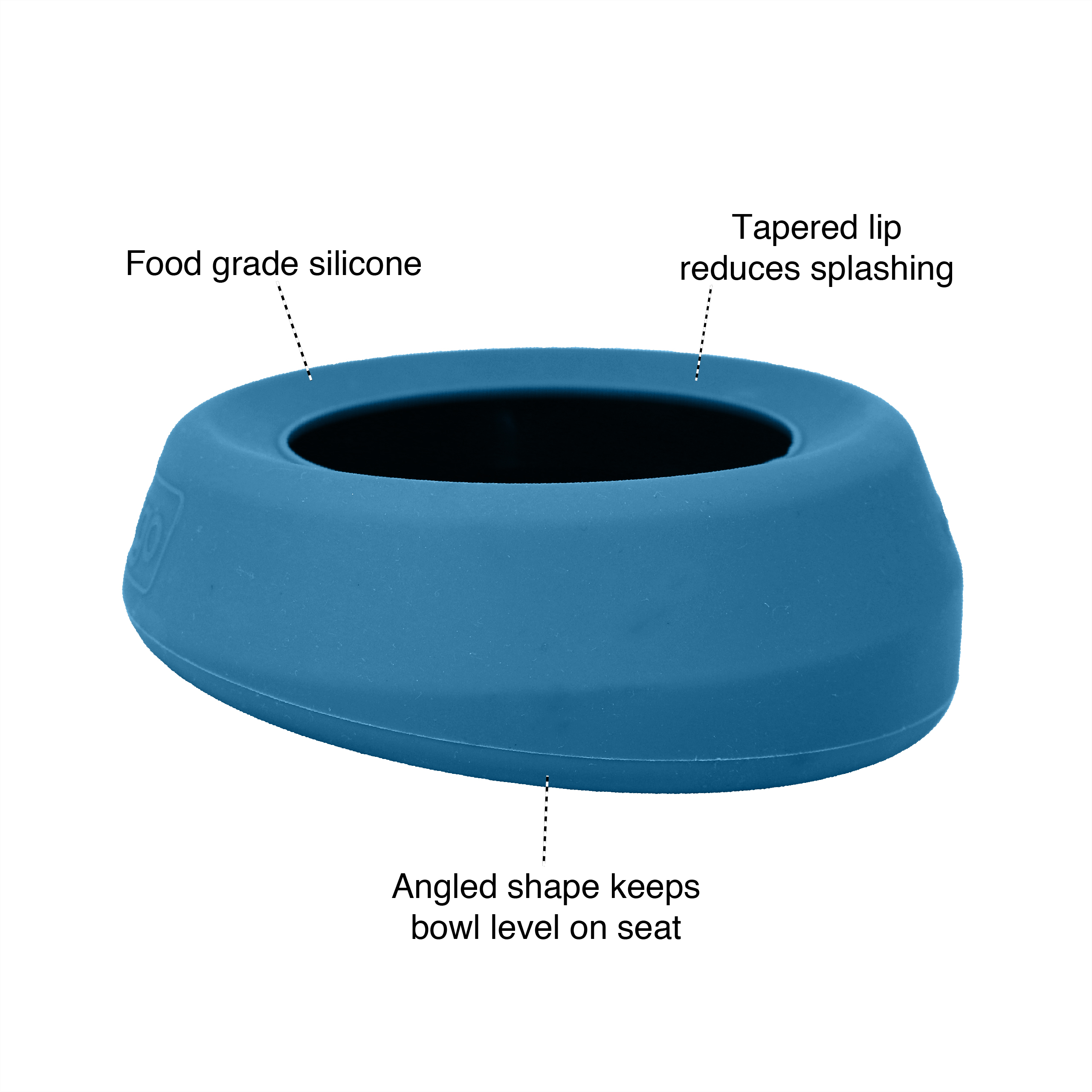 Splash Free Wander Water Bowl, Kust Blauw