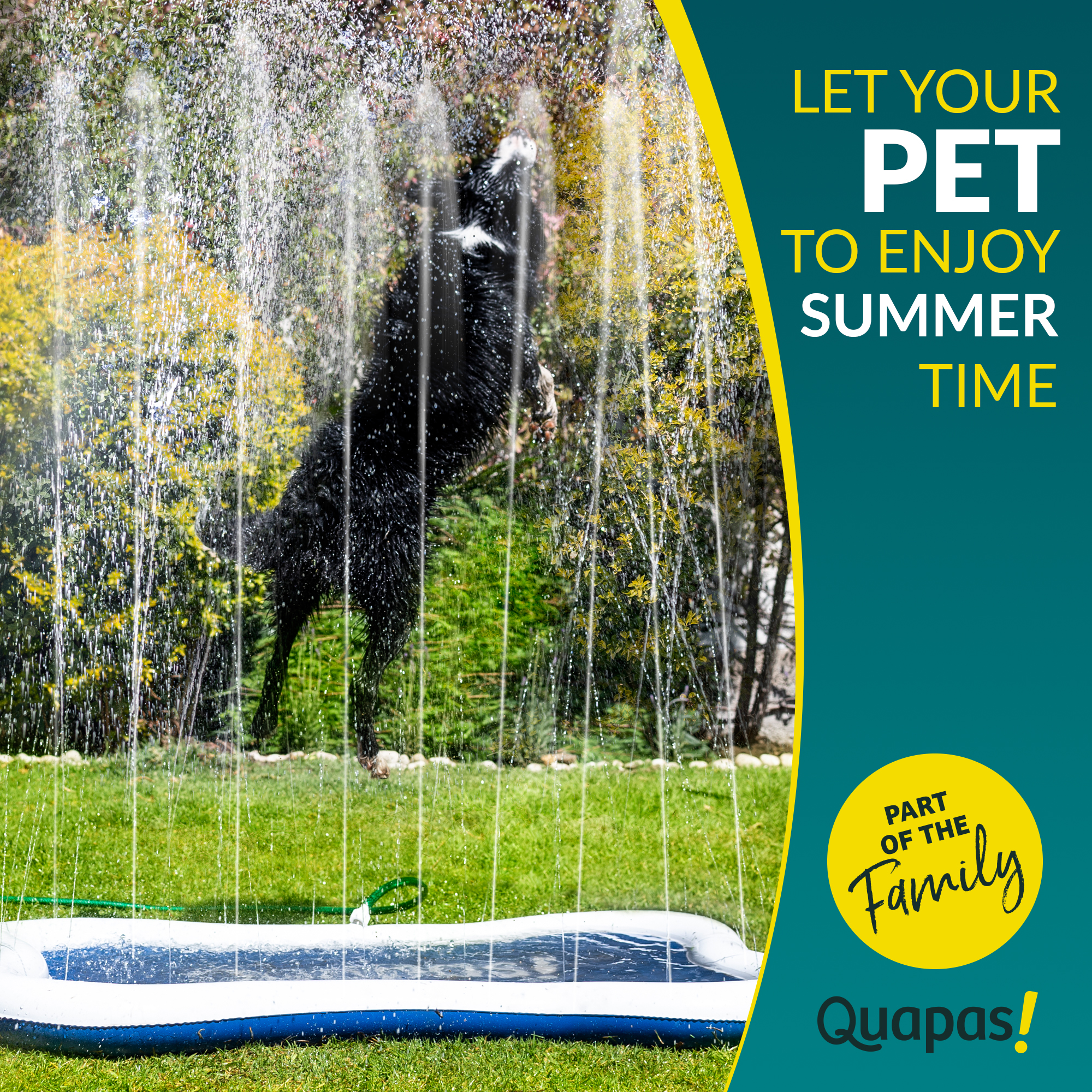 QUAPAS! sprinklemat VOLUMEKORTING!