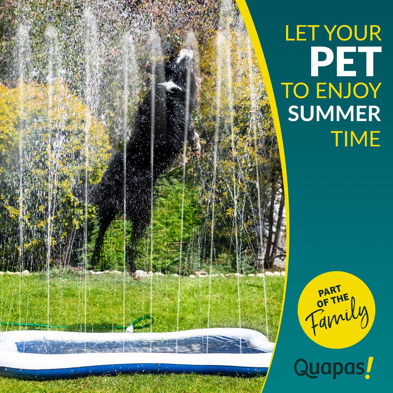 QUAPAS! sprinklemat VOLUMEKORTING!