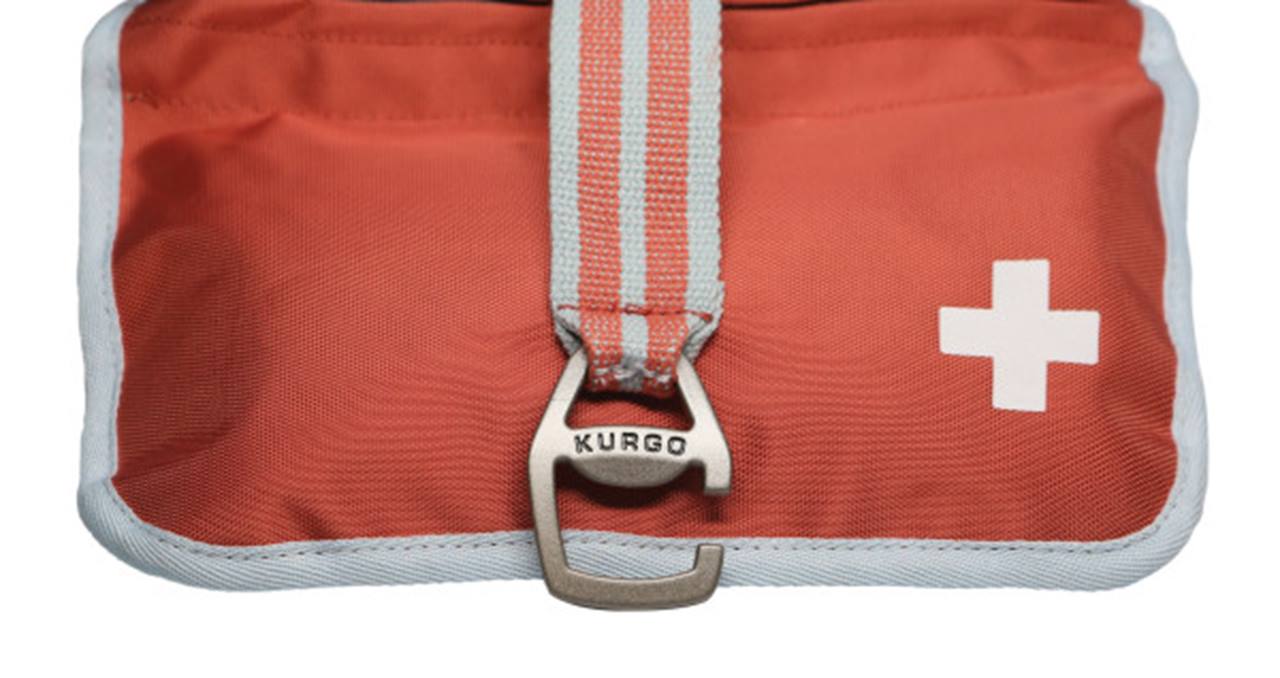 Kurgo Dog First Aid Kit, Paprika Red