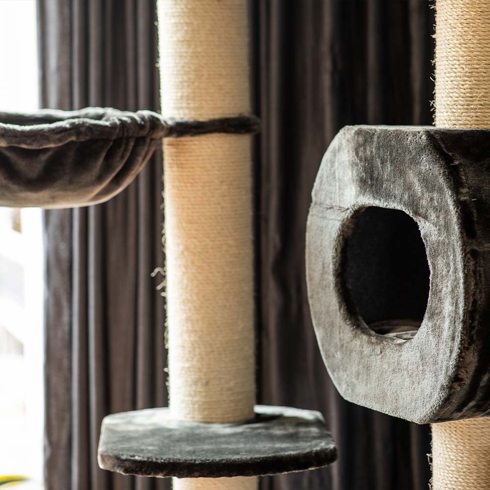 Cat scratcher Sparkle Lounge dark grey*