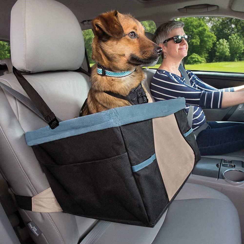 KURGO ROVER BOOSTER SEAT BLACK/HAMPTON SAND
