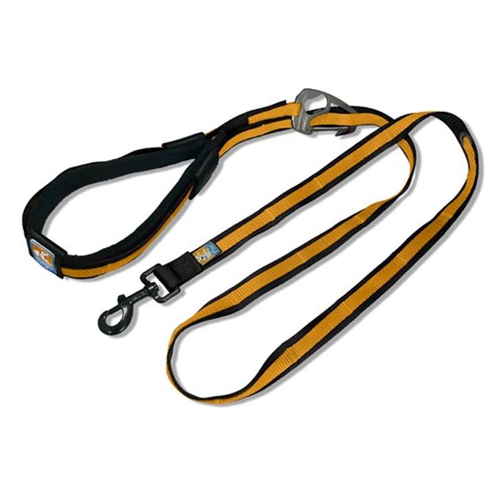 Kurgo Quantum Leash, Black/Orange