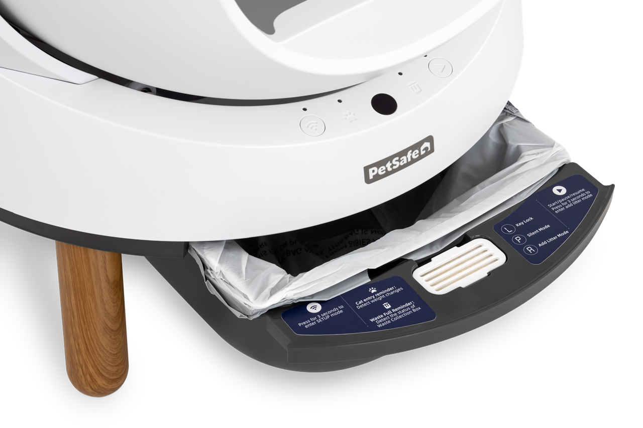 PetSafe® ScoopFree SmartSpin™ Self-Cleaning Litter Box - White