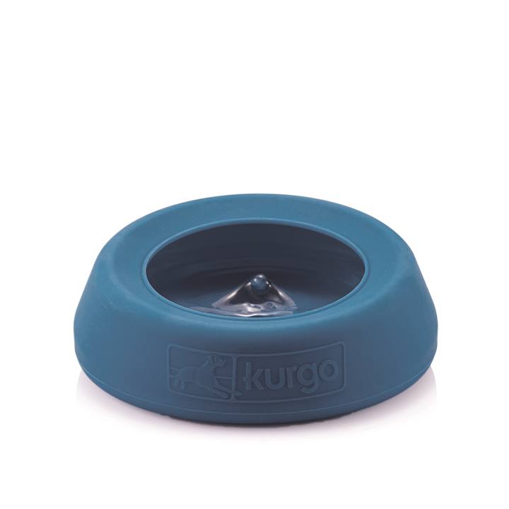 Splash Free Wander Water Bowl, Coastal Blue