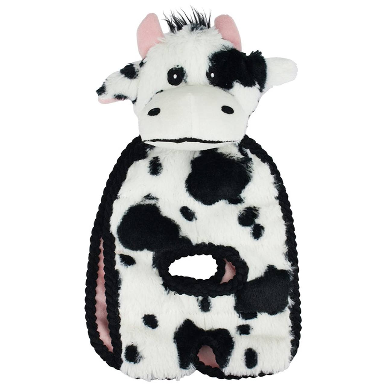 Squeaker Mat Tug - Cow 14"