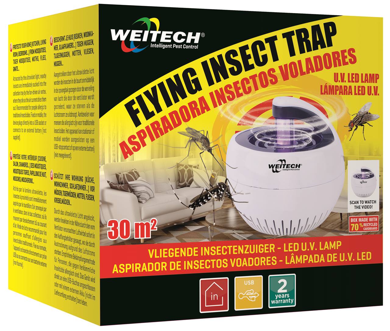 Flying insect trap