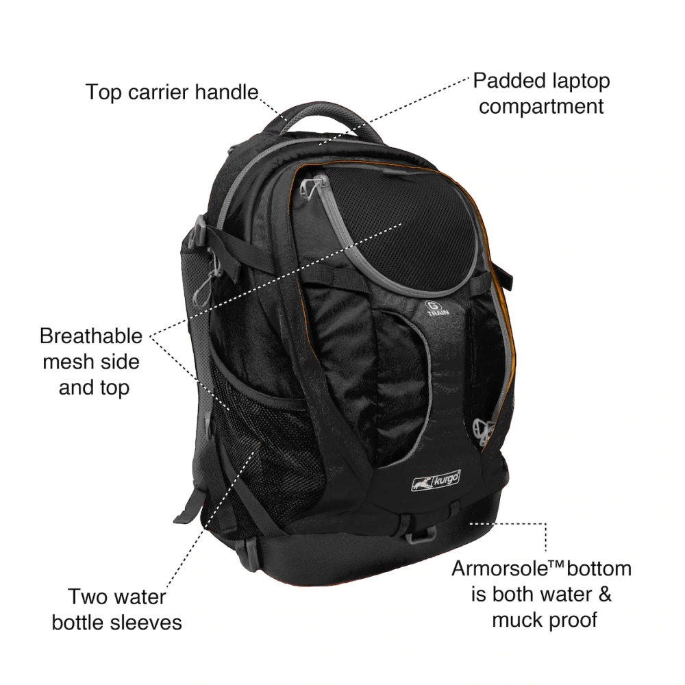 KURGO G-TRAIN K9 PACK BLACK