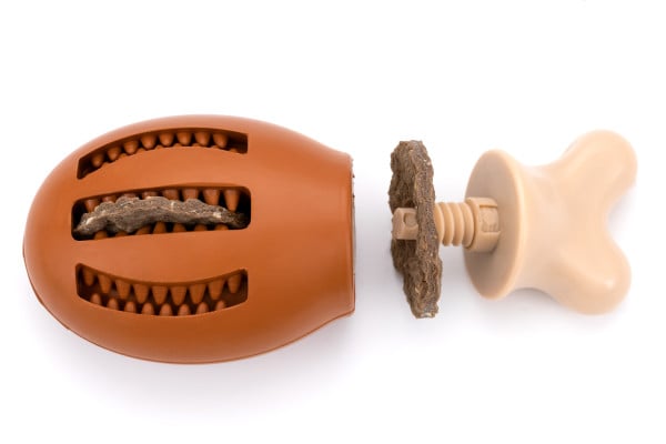 PetSafe® Busy Buddy® Chompin’ Chicken Treat Ring Dog Toy, Medium/Large