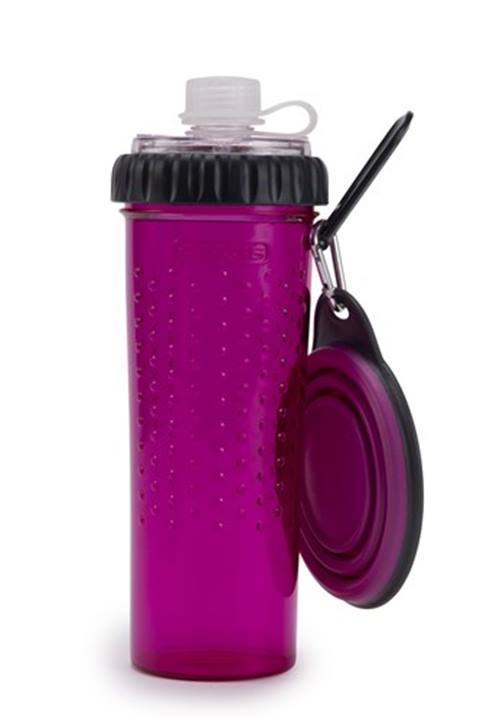 Snack-DuO with Companion Cup , Fuchsia